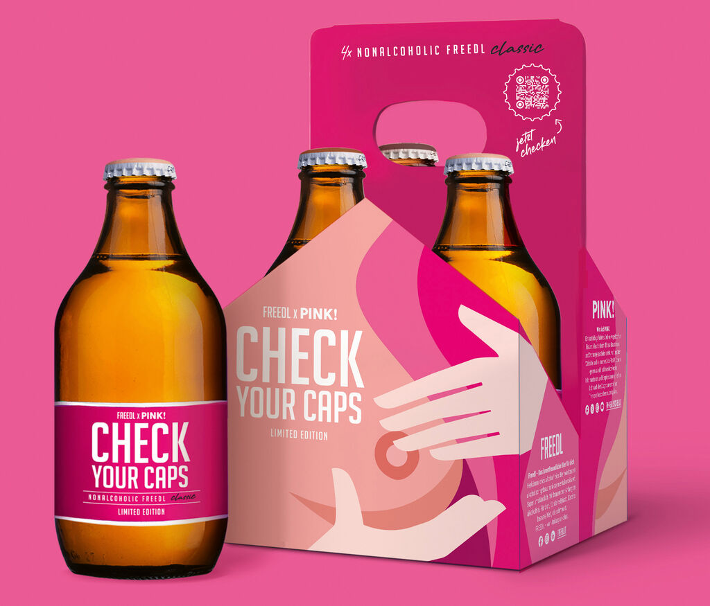 FREEDL x PINK! “Check Your Caps” – Non-Alcoholic Craft Beer Limited Edition